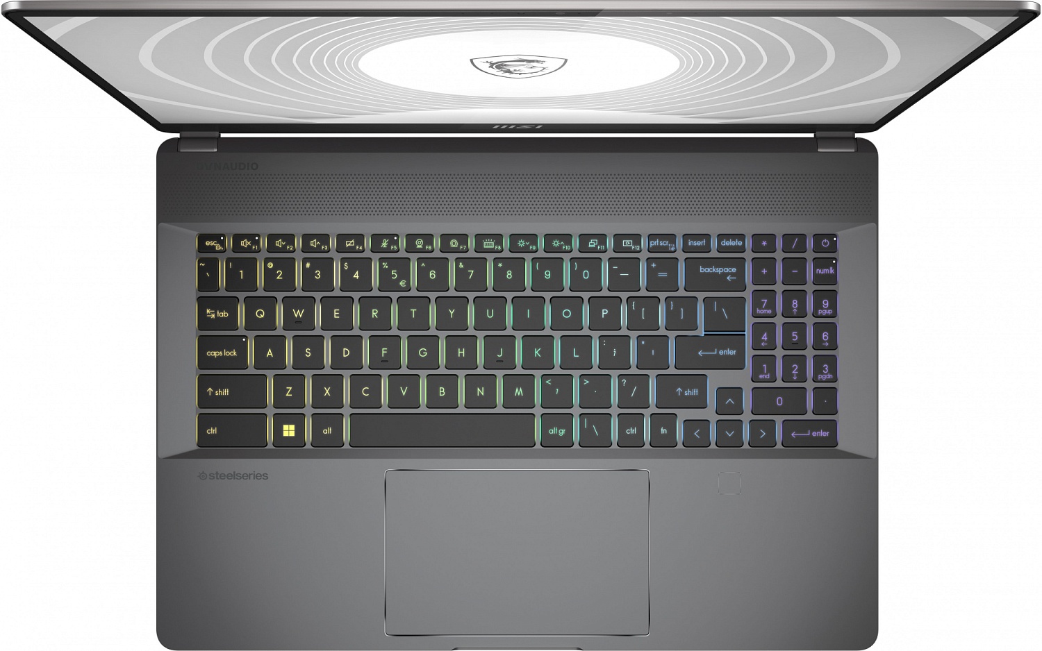 Ноутбук MSI CreatorPro Z16P B12UMST-223RU Core i9 12900H 64Gb SSD2Tb NVIDIA GeForce RTX A5500 16Gb 16" IPS Touch QHD+ (2560x1600) Windows 11 Professional grey WiFi BT Cam (9S7-15G121-223)