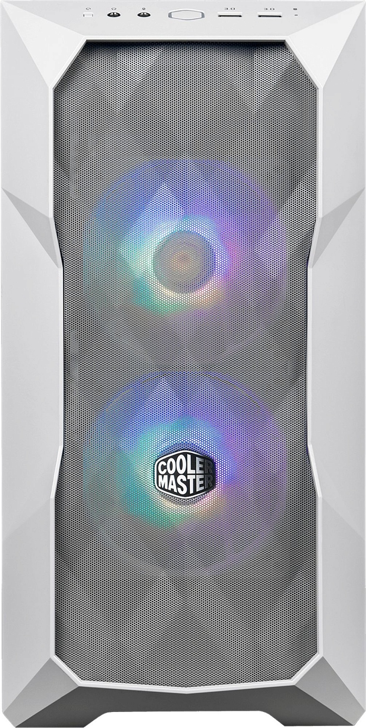 Корпус Cooler Master MasterBox TD300 Mesh белый без БП mATX 4x120mm 4x140mm 2xUSB3.0 audio bott PSU