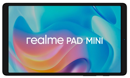 Планшет Realme Pad Mini RMP2106 T616 2.0 8C RAM4Gb ROM64Gb 8.7" IPS 1340x800 Android 11 серый 8Mpix 5Mpix BT WiFi Touch microSD 1Tb 6400mAh 15hr