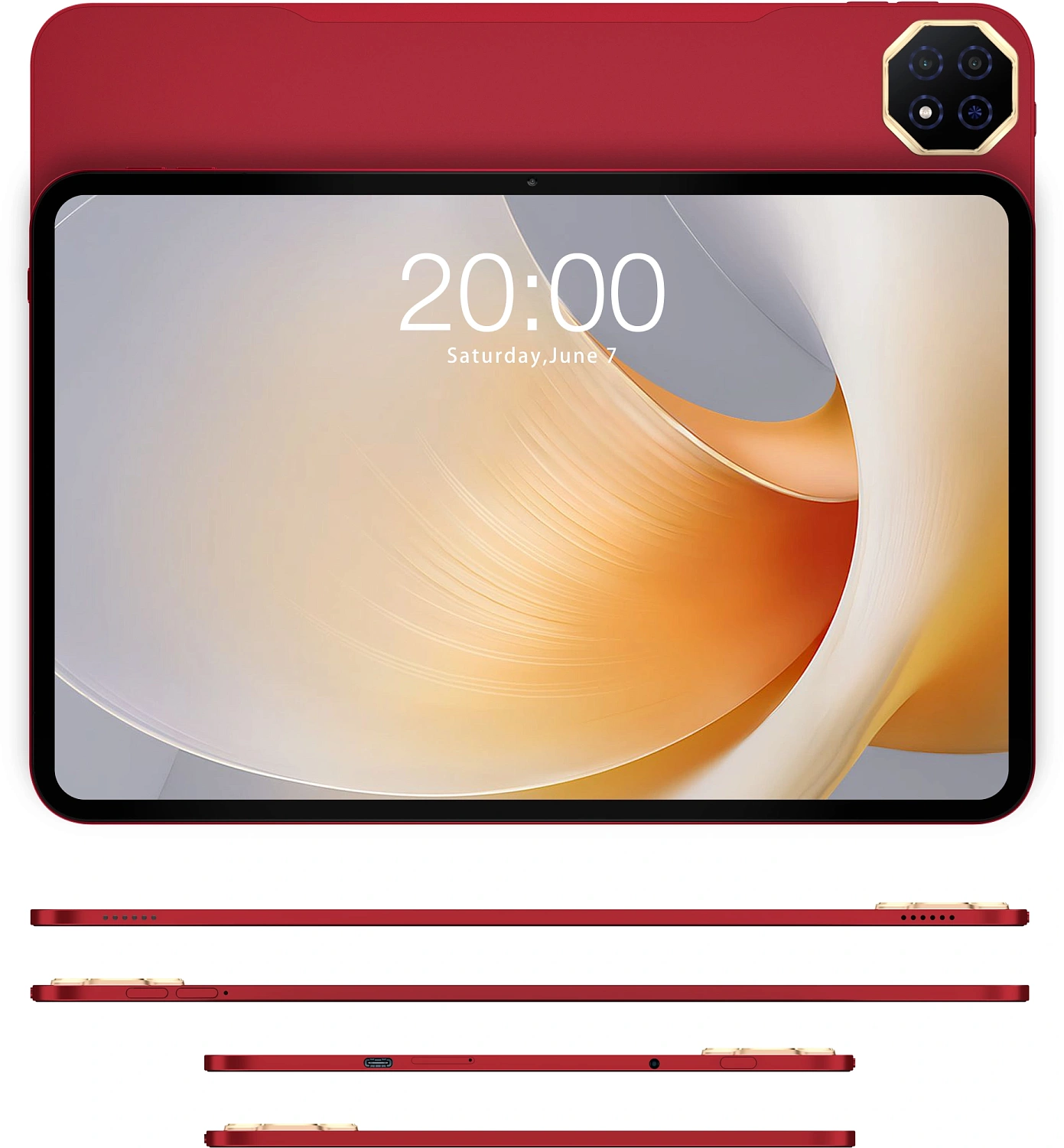 Планшет Teclast T65 Plus Premium set G99 (2.0) 8C RAM8Gb ROM256Gb 12.95" IPS 1920x1200 Android 14 серебристый 13Mpix 8Mpix BT WiFi microSD 1Tb 10000mAh 32hr