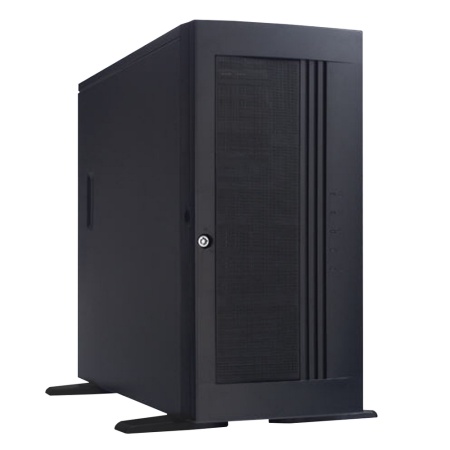 Корпус для сервера Chenbro SR20966 (SR20966-0020B0) WORKSTATION, BLACK, BEZEL BLACK, 1*12025, CRPS "(1+1), 550W, SINGLE(CHENBRO), B00, SUPPORT RACKMOUNT SLIDE RAIL PLUS, W/3.5" INTERNAL HDD CAGE"