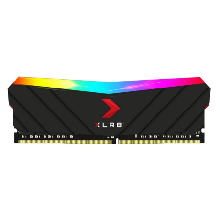 16GB PNY DDR4 3200 DIMM XLR8 EPIC-X RGB Gaming Memory (MD16GD4320016XRGB) Non-ECC, CL16, 1.35V, Heat Shield, XMP 2.0, RTL {10}, (638409)