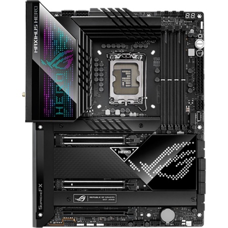 Материнская плата ASUS ROG MAXIMUS Z690 HERO LGA1700 ATX 4xDDR5 3xPCIEx16 3xM.2 HDMI USBC 2.5GLAN WIFI (455493)