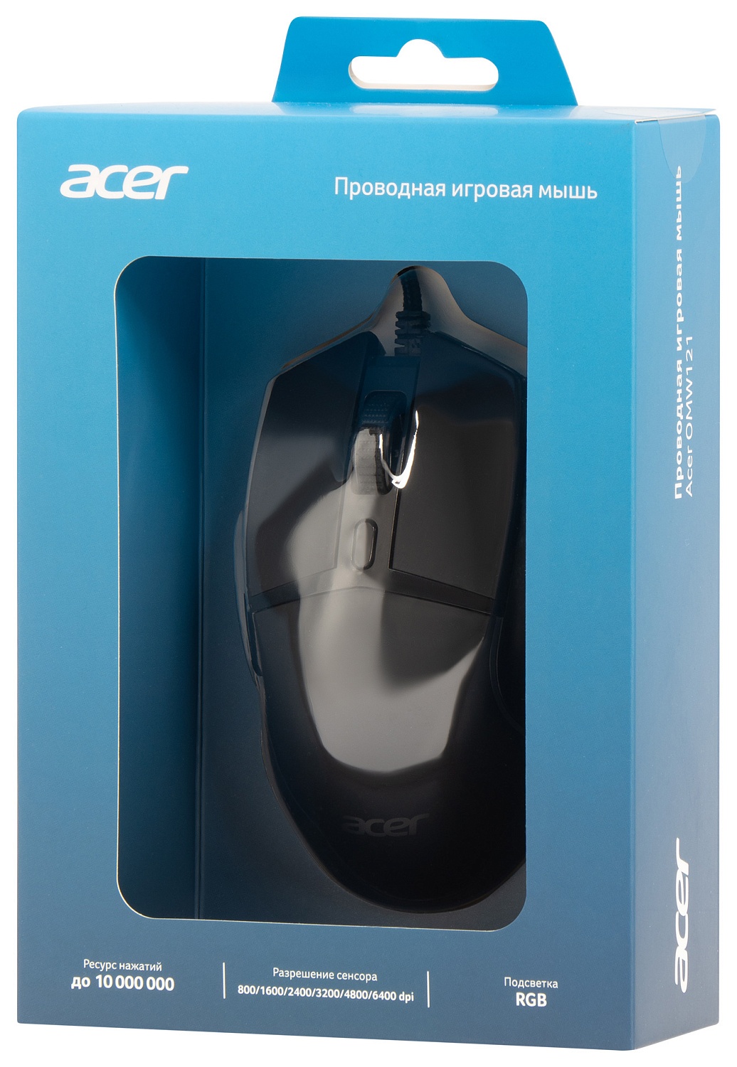 Мышь Acer OMW121 черный оптическая (6400dpi) USB (6but) Мышь Acer OMW121 черный оптическая (6400dpi) USB (6but)