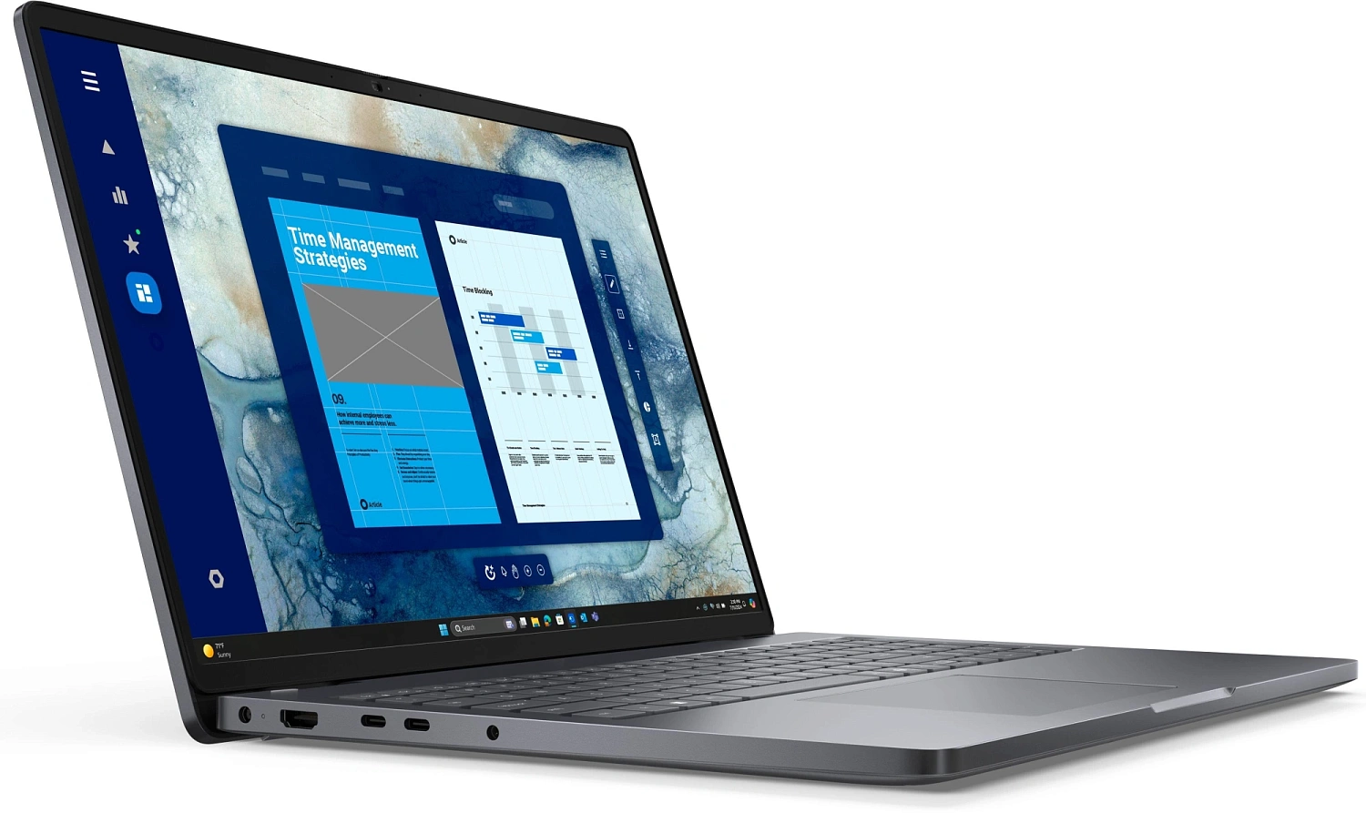 Ноутбук Dell Pro 16 Core Ultra 7 255U 16Gb SSD512Gb Intel Graphics 16" IPS FHD+ (1920x1200) Linux grey WiFi BT Cam (PRO16-7655)