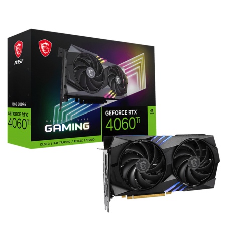 RTX4060Ti GAMING 16GB GDDR6 128-bit DPx3 HDMI 2FAN RTL