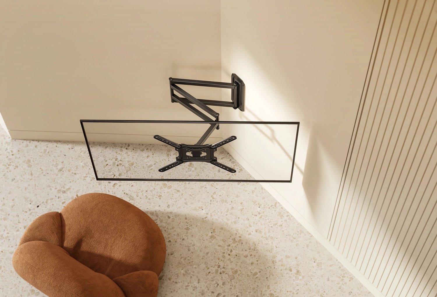 Кронштейн для телевизора Ultramounts UM959 черный 23"-65" макс.35кг настенный поворот и наклон