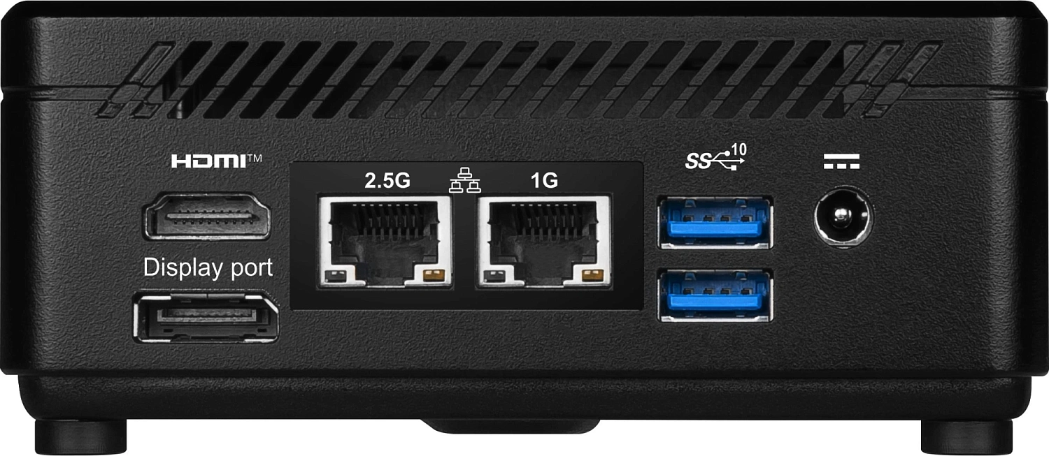 Неттоп MSI Cubi 5 1M-615XRU Core 7 150U (1.8) 16Gb SSD1Tb Graphics CR без ОС 2xGbitEth WiFi BT черный (9S6-B0A821-615)