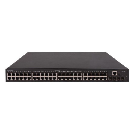 S5130S-52S-PWR-EI L2 Switch 48*10/100/1000BASE-T PoE+ (AC 370W,DC 740W) + 4*10G SFP+ Ports