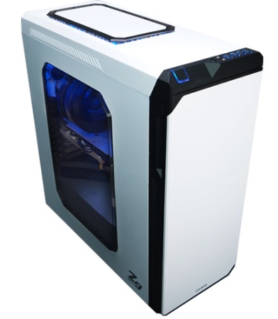 Корпус ZALMAN Z9 NEO PLUS, ATX, WHITE, WINDOW, 2x5.25", 4x3.5", 6x2.5", 2xUSB2.0, 2xUSB3.0, FRONT 2x120mm, REAR 1x120mm, TOP 2x120mm