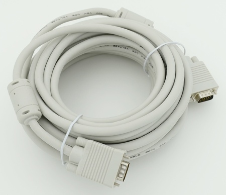 Кабель DB15 (m) DB15 (m) 10м (CABLE10) феррит.кольца