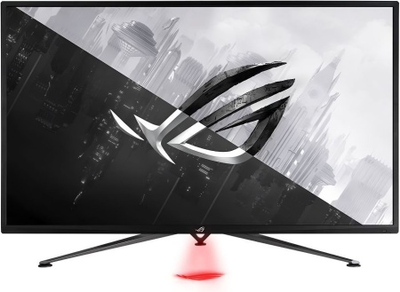 Монитор Asus 43" ROG Strix XG43UQ черный VA LED 1ms 16:9 HDMI M/M матовая 4000:1 1000cd 178гр/178гр 3840x2160 144Hz FreeSync Premium Pro DP 4K USB 15.3кг