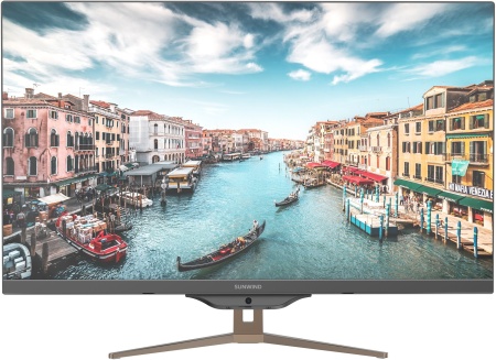 Моноблок SunWind Ultra AiO 27i 27" Full HD i7 10610U (1.8) 16Gb SSD512Gb UHDG Windows 11 Professional WiFi BT 90W клавиатура мышь Cam черный 1920x1080