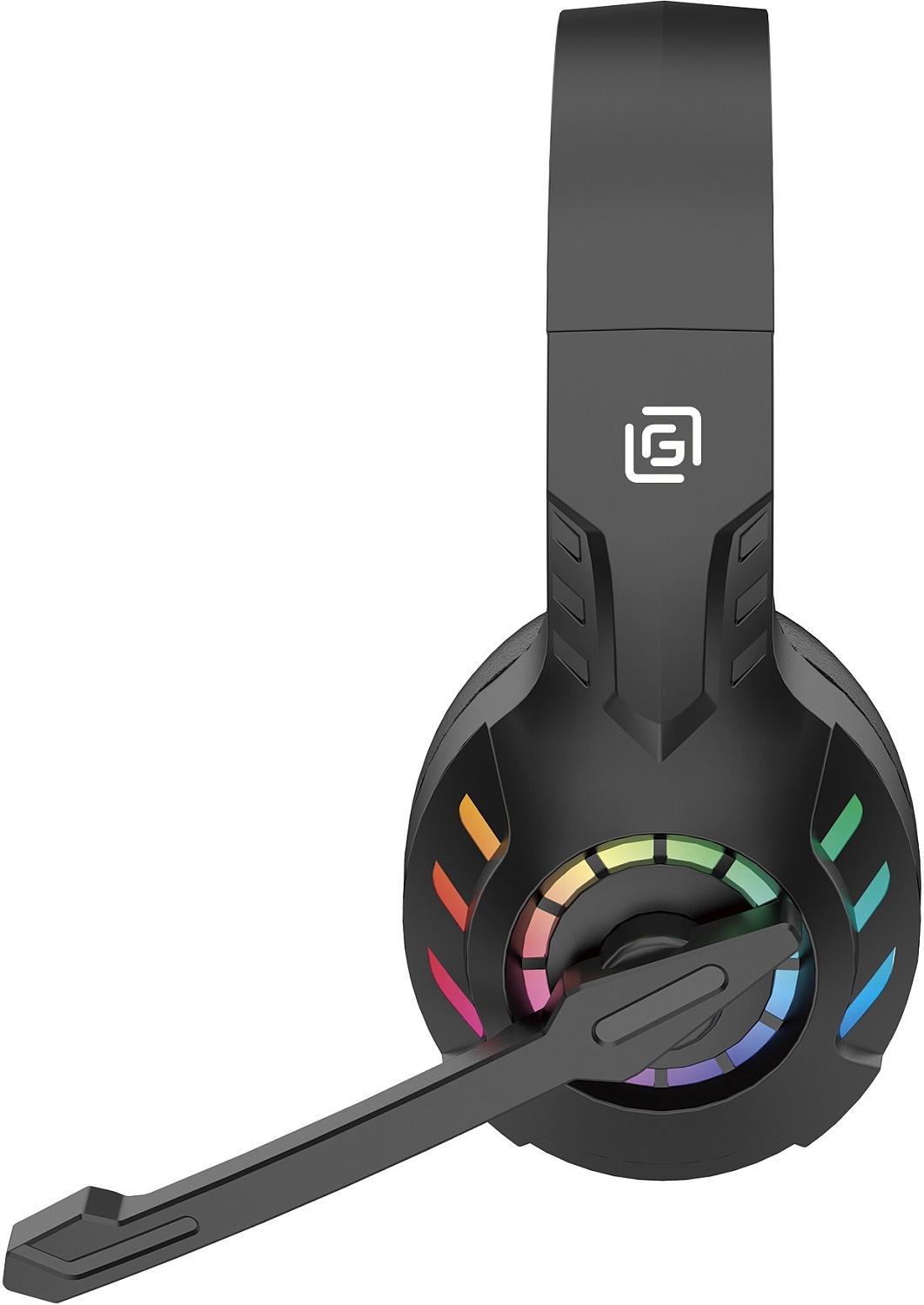 Наушники с микрофоном Оклик HS-L420G черный мониторные BT оголовье (1939799)