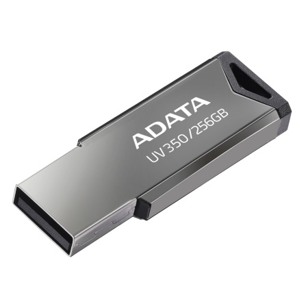 Флеш Диск A-Data 256Gb UV350 AUV350-256G-RBK USB3.0 серебристый