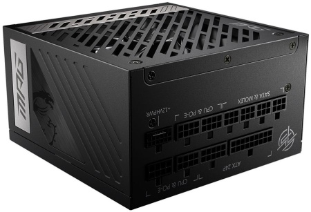 Блок питания MSI ATX 850W MPG A850G 80+ gold 24pin APFC 135mm fan 8xSATA Cab Manag RTL