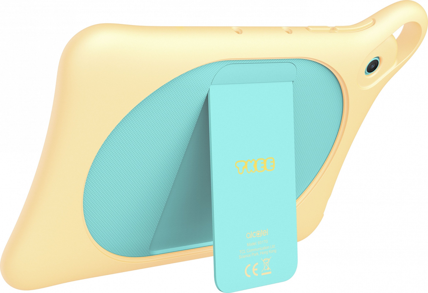 Планшет Alcatel Tkee Mini 2 9317G MT MT8167D (1.3) 4C RAM1Gb ROM32Gb 7" TN 1024x600 Android 10.0 Go мятный/светло-желтый 2Mpix 2Mpix BT WiFi Touch microSD 128Gb minUSB 2580mAh до 400hrs