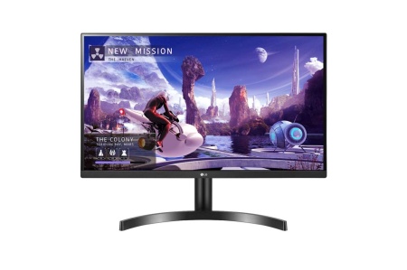 27" LG 27QN600-B Black (IPS, 2560x1440, HDMI+DP, 5 ms, 178°/178°, 350 cd/m, 1000:1)