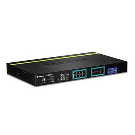 16-port Gigabit Web Smart Switch w/ 2 Shared Mini-GBIC Slots (16 PoE, 2SFP) RTL {3}