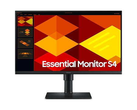 Монитор 23.8" SAMSUNG S24D400GAI Black (IPS, 1920x1080, HDMI+HDMI+DP, USB Hub, 5 ms, 178°/178°, 250 cd/m, 1000:1, 100Hz, Pivot)