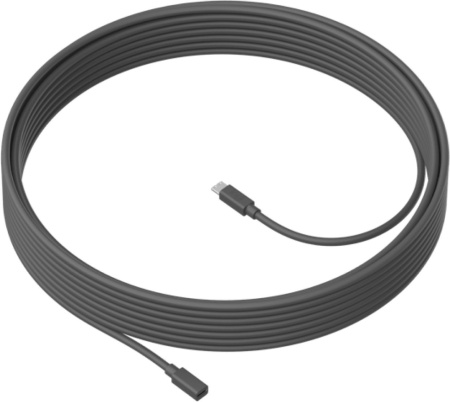 Кабель аудио Logitech MIC CABLE for MeetUp 10m 10м. черный (950-000005)