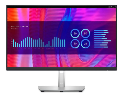 Монитор Dell 23,8" P2423DE  S/BK (IPS; 16:9; 300cd/m2; 1000:1; 5ms; 2560x1440x60Hz; 178/178; DP; DP(out); HDMI; USB-C; 4xUSB; RJ45; HAS; Tilt; Pivot; VESA)