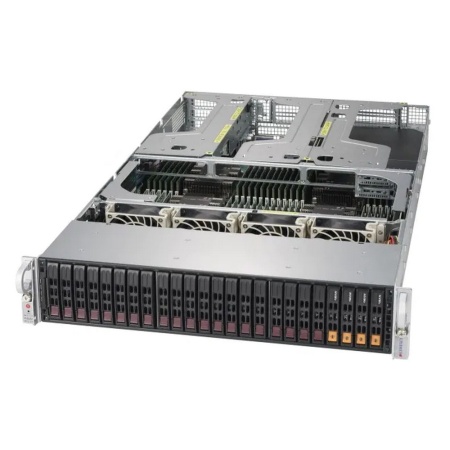 SYS-2049U-TR4 2U, 4xLGA3647 (up to 205W), iC621 (X121PU), 48xDDR4, up to 24x2.5 SAS/SATA, up to 4x2.5 NVME Gen3 (optional), 4x 1000Base-T (i350), 6x PCIE x16, 5x PCIE x8, 2x 1600W (290178)