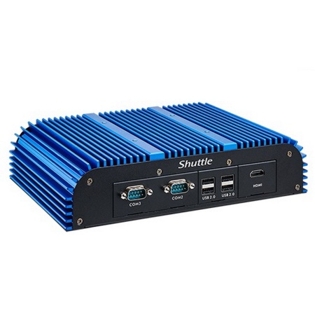 Промышленный компьютер Shuttle BPCAL03 , i5-1245UE, DDR5-4800, 150W external adapter, 2 x RJ-45, 3 x RS 232