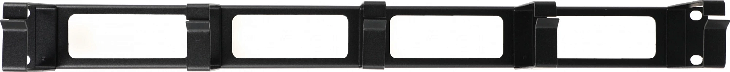 Кабельный органайзер Горизонтальный Hyperline CM-1U-ML односторонний кольца 1U шир.:19" глуб.:60мм