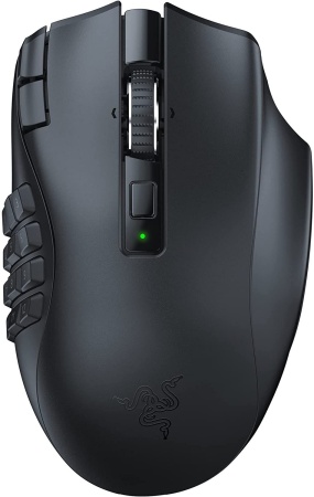 Мышь Razer Naga V2 HyperSpeed черный оптическая (30000dpi) беспроводная BT/Radio для ноутбука (17but)