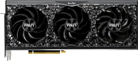 Видеокарта PALIT RTX4090 GAMEROCK OMNIBLACK 24GB GDDR6X 384bit 3-DP HDMI NED4090019SB-1020Q