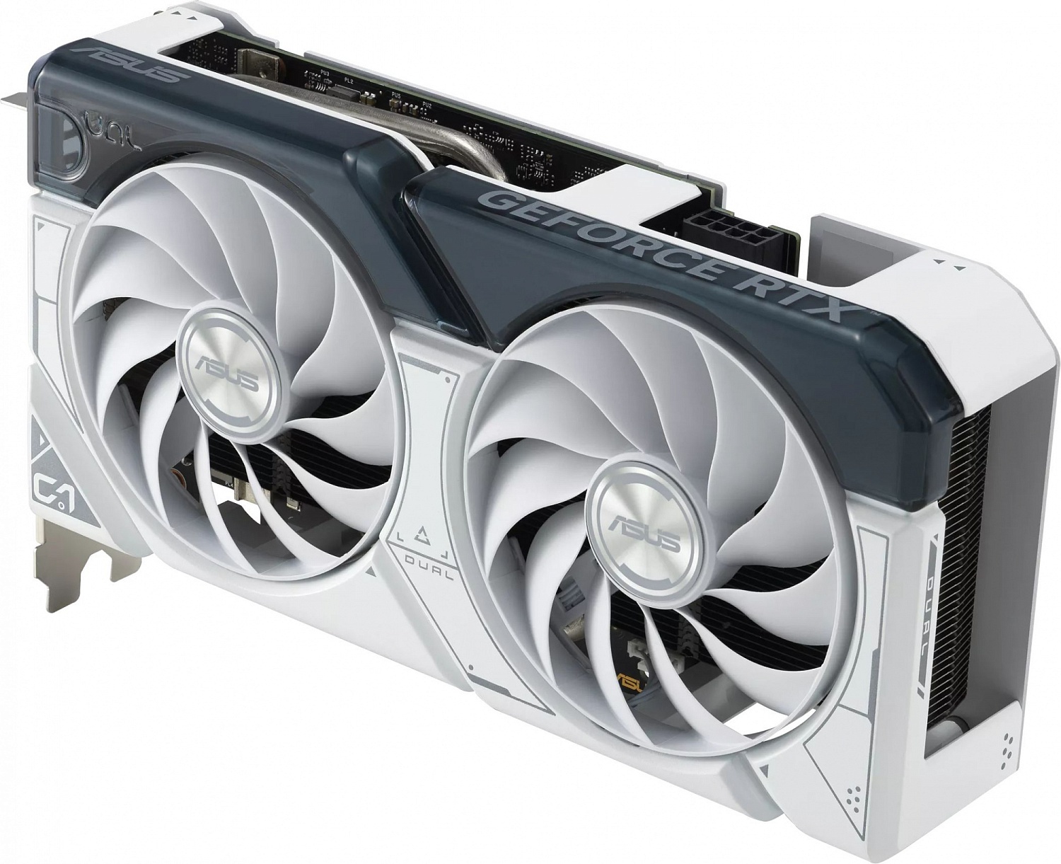 Видеокарта ASUS DUAL-RTX4060TI-O8G-WHITE//RTX4060TI HDMI*1 DP*3 8G D6; 90YV0J42-M0NA00