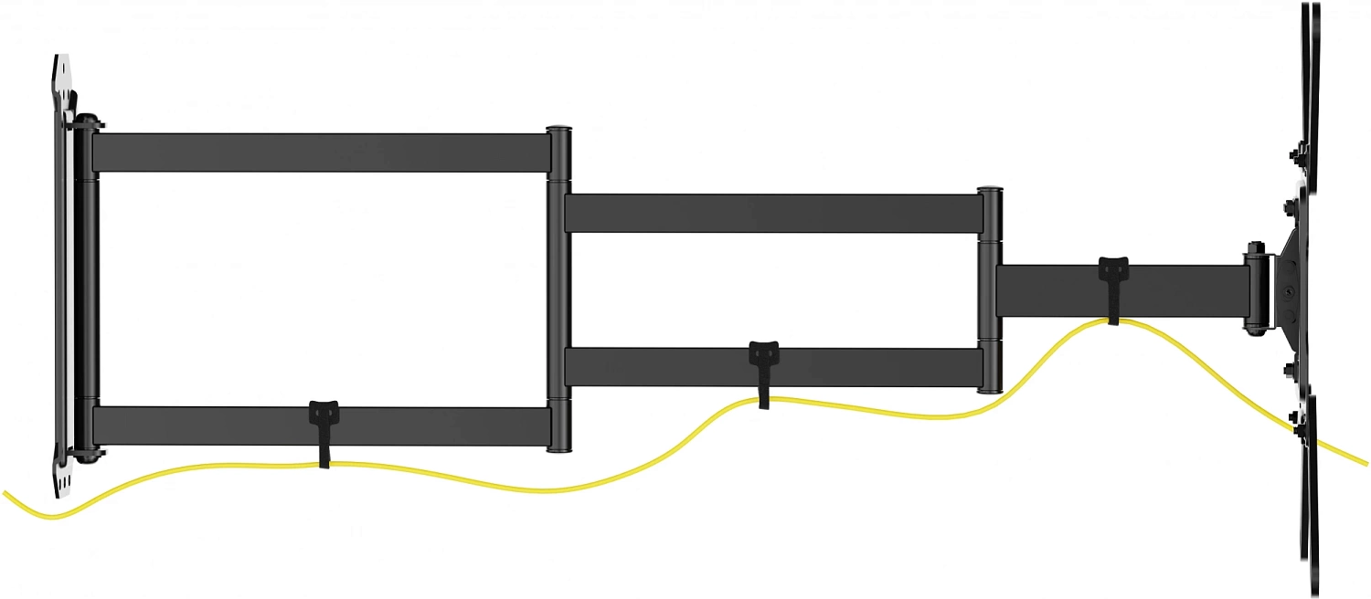 Кронштейн для телевизора Ultramounts UM959 черный 23"-65" макс.35кг настенный поворот и наклон