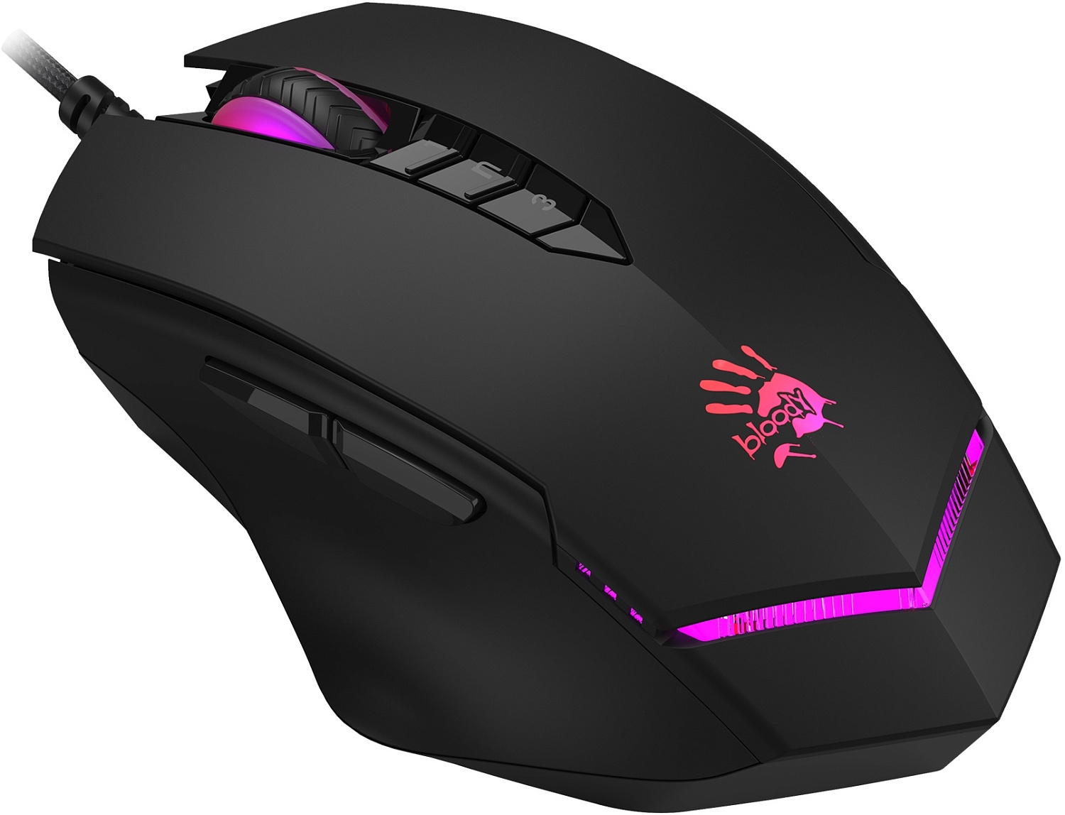 Мышь A4Tech Bloody V8M Max черный оптическая (12000dpi) USB (8but) Мышь A4Tech Bloody V8M Max черный оптическая (12000dpi) USB (8but)