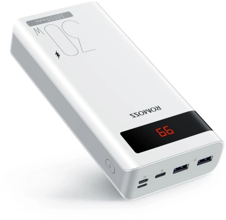 Мобильный аккумулятор Romoss Sense8PS Pro 30000mAh QC3.0/PD3.0 5A белый