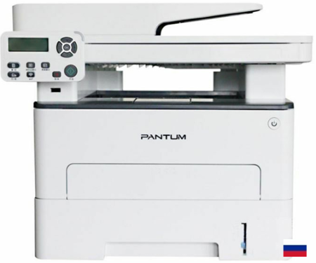 Лазерное многофункциональное устройство Pantum M7108DN, P/C/S, Mono laser, A4, 33 ppm (max 60000 p/mon), 525 MHz, 1200x1200 dpi, 256 MB RAM, PCL/PS, Duplex, ADF50, paper tray 250 pages, USB, LAN, start. cartridge 6000  (после тестирования)