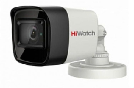 Камера видеонаблюдения аналоговая HiWatch DS-T800(B) (2.8 mm) 2.8-2.8мм HD-CVI HD-TVI цв. корп.:белый