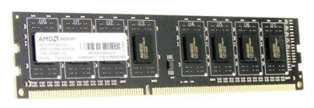 4GB AMD Radeon™ DDR3 1600 DIMM R3 Value Series Black R534G1601U1S-UO Non-ECC, CL11, 1.5V, Bulk R534G1601U1S-UO (180053)