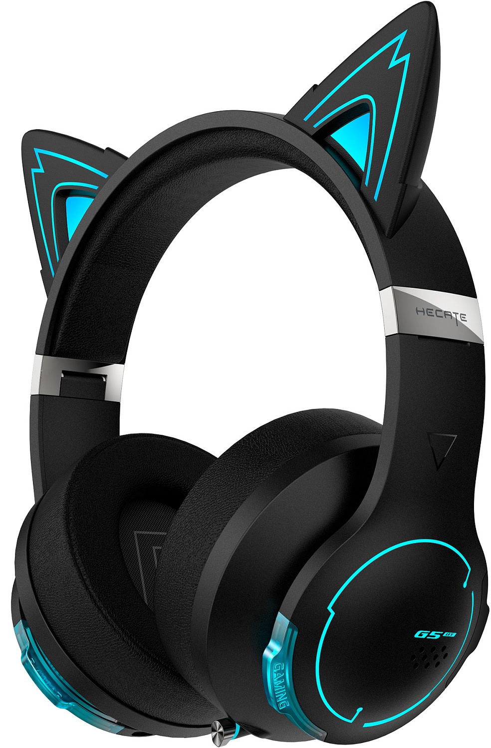 Наушники с микрофоном Edifier G5BT Cat черный мониторные BT оголовье