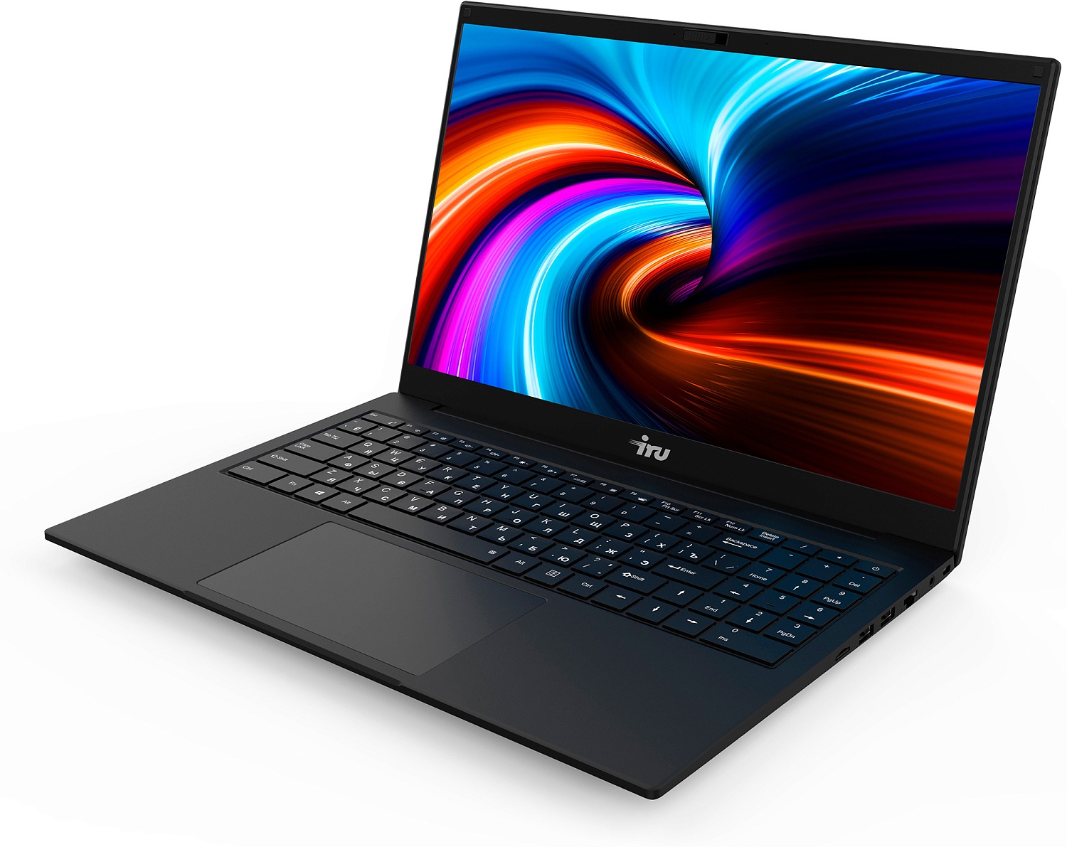 Ноутбук IRU Калибр 15TLI Core i3 1115G4 8Gb SSD256Gb Intel UHD Graphics 15.6" IPS FHD (1920x1080) Free DOS black WiFi BT Cam 7200mAh (1871663)