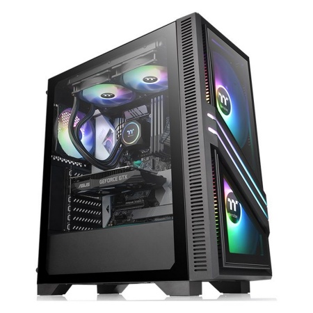 Versa T35 TG RGB CA-1R7-00M1WN-00 Black/Win/SPCC/Tempered Glass*2/120mm Standard Fan*1