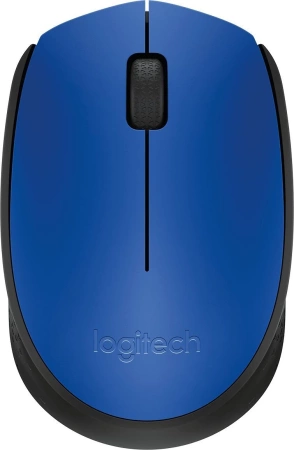 Мышь беспроводная Logitech M171 Blue (синяя, оптическая, 1000dpi, 2.4 GHz/USB-ресивер) (арт. 910-004644, M/N: M-R0060 / C-U0010)