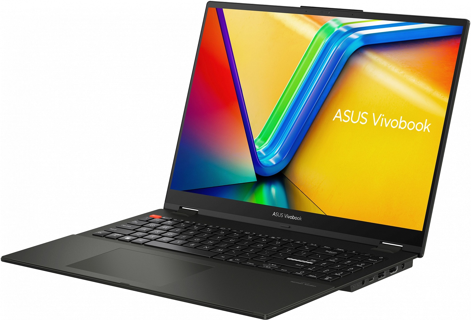 Ноутбук Asus Vivobook S 16 Flip TN3604YA-MC094W Ryzen 5 7530U 8Gb SSD256Gb AMD Radeon Vega 7 16" IPS Touch WUXGA (1920x1200) Windows 11 Home black WiFi BT Cam (90NB1041-M003Z0)