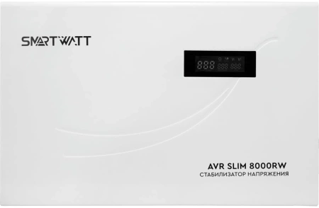 Стабилизатор напряжения Smartwatt AVR Slim 8000RW 8000ВА белый