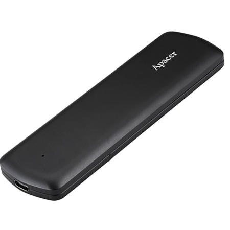 1.8" 250GB Apacer AS721 External SSD AP250GAS721B-1 USB 3.2 Gen 2 Type-C, 530/500, MTBF 2M, 3D AP250GAS721B-1 NAND, 180TBW, RTL (918468)