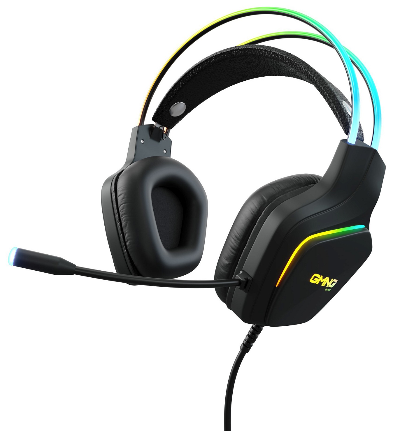 Наушники с микрофоном GMNG HS-L510G черный 2.1м мониторные оголовье (1562533)