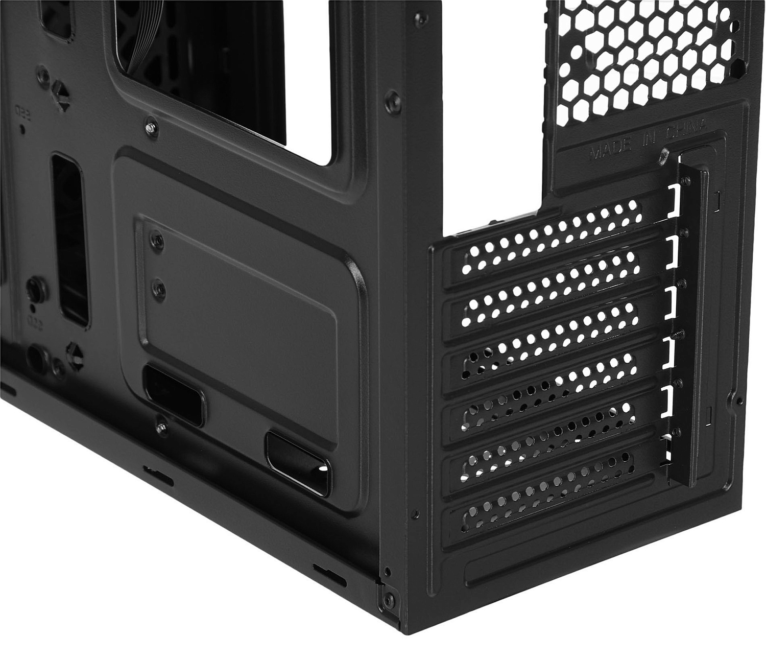 Корпус Digma DC-ATX100-U2 черный без БП ATX 1x80mm 2x120mm 2xUSB2.0 audio