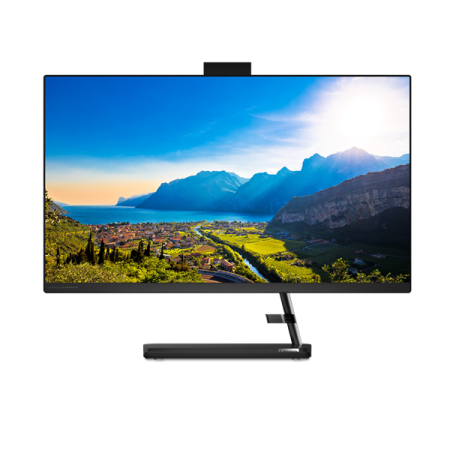 Моноблок Lenovo IdeaCentre AIO 3 27ALC6 27" FHD (1920x1080) IPS 250N, Ryzen 5 7530U, 2x8GB SO-DIMM DDR4-3200, 512GB SSD M.2, Radeon Graphics, WiFi6, BT, 5.0MP Cam, Wireless KB&Mouse, NoOS, Black, 1Y