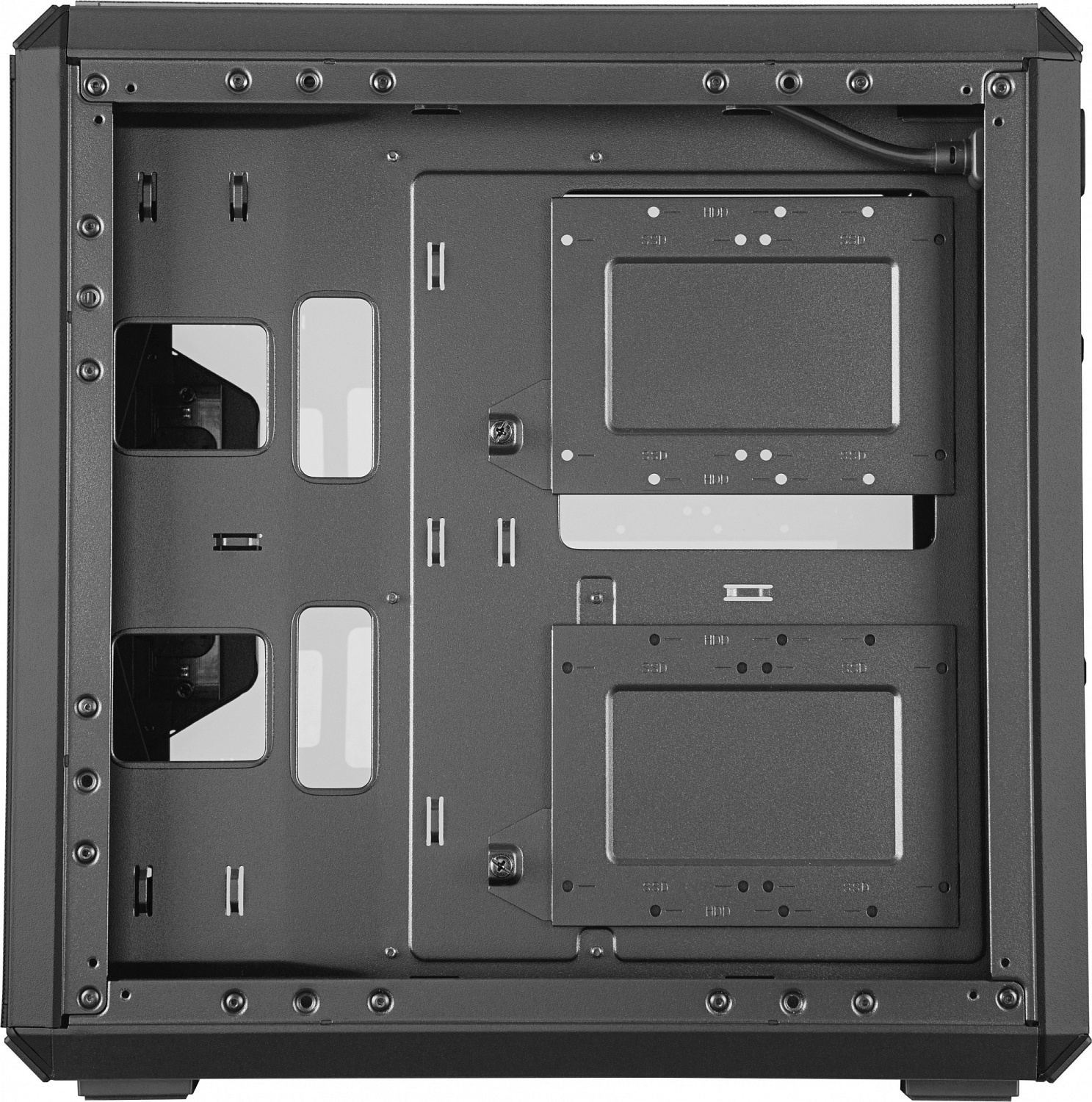 Корпус Cooler Master MasterBox Q500L черный без БП ATX 2x120mm 2x140mm 2xUSB3.0 audio bott PSU