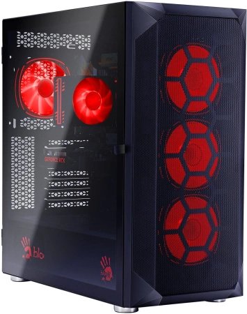 ПК Bloody BD-PC RB65C2 MT Ryzen 5 7500F (3.7) 32Gb SSD1Tb RX 7700XT 12Gb Windows 11 Home 64 2.5Gigabit WiFi BT 650W черный (RUS) (2111350)